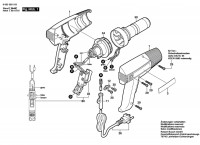 Bosch 0 603 360 103 Phg 2 Hot Air Gun 230 V / Eu Spare Parts